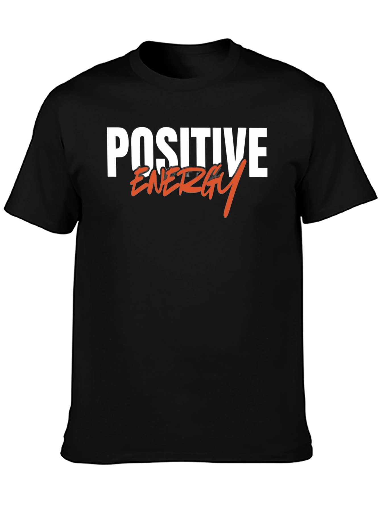 Positive Energy Black Graphic Tee Shirt