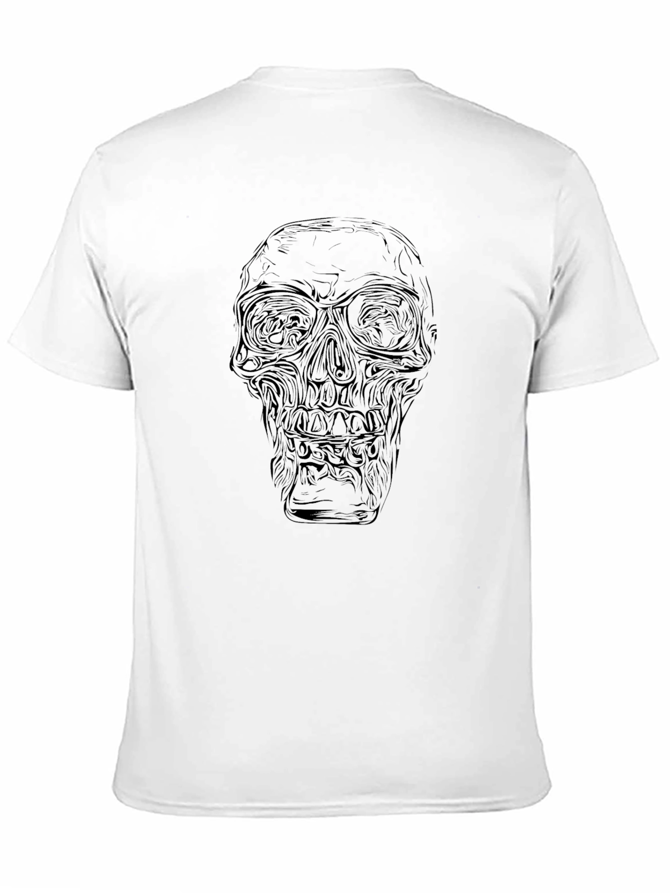 Skull Graphic T-Shirt - Mens Black Tee