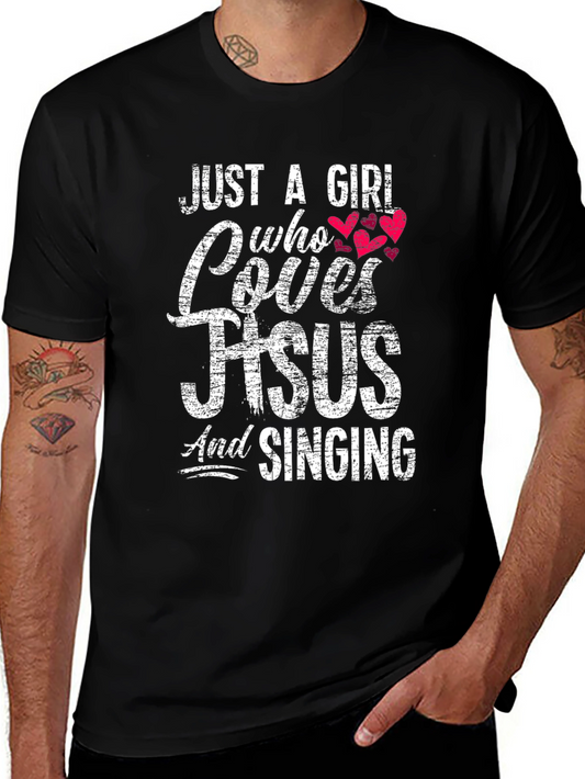 Just A Girl Who Loves Jesus T-Shirt