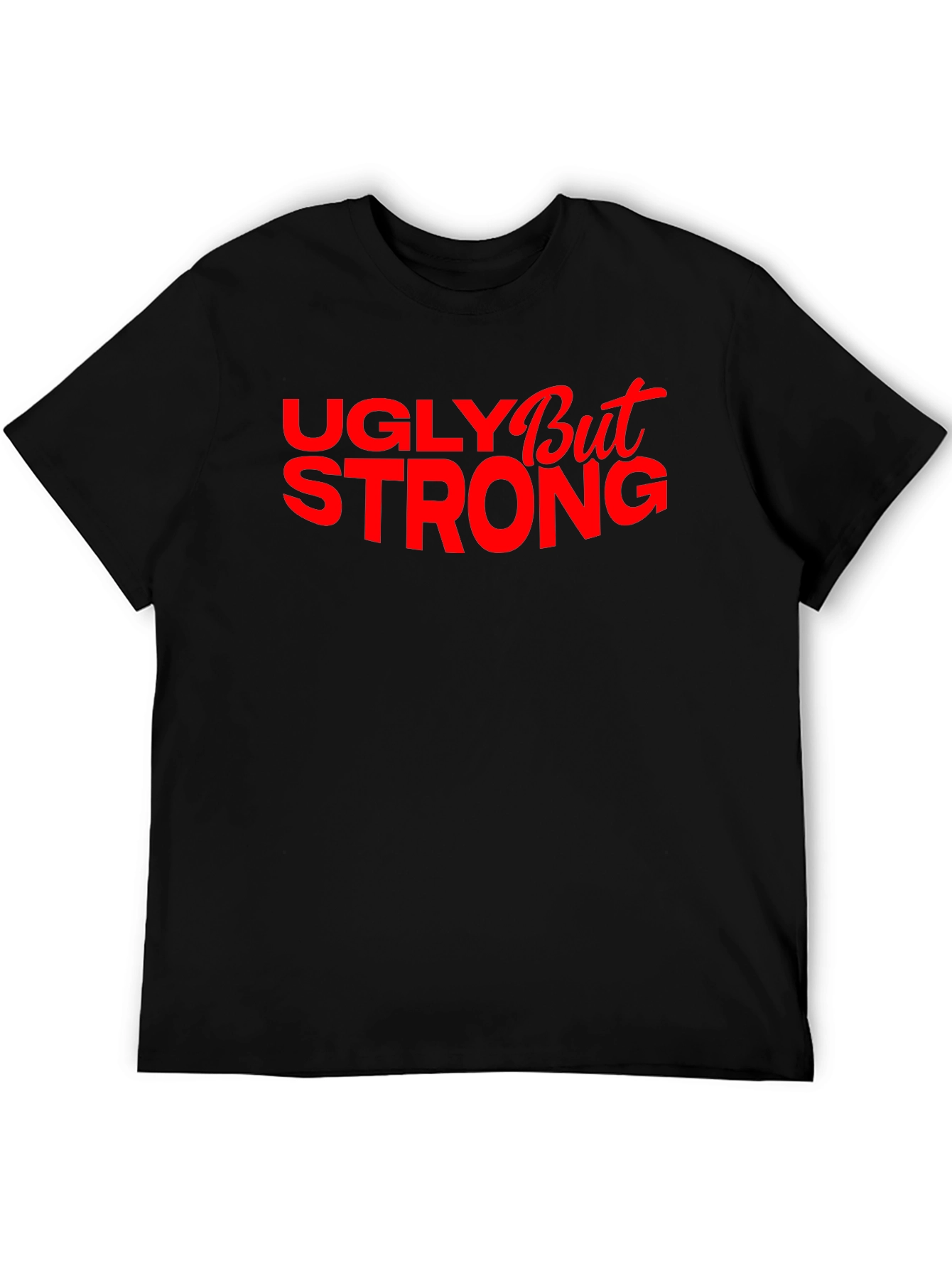 Ugly But Strong Graphic Tee - Mens Black T-Shirt