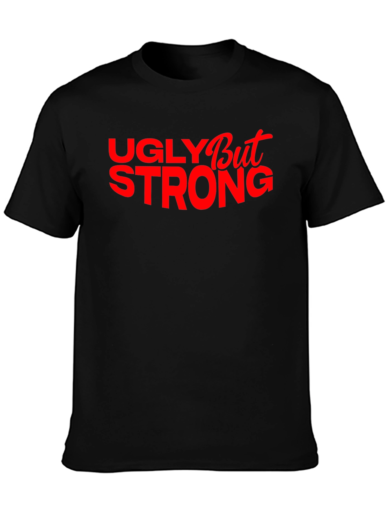 Ugly But Strong Graphic Tee - Mens Black T-Shirt