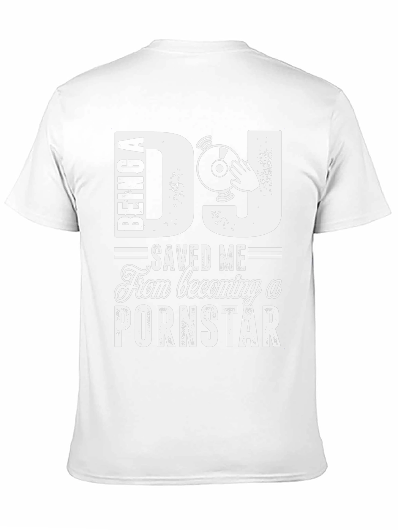 DJ Saved Me From Pornstar Black T-Shirt