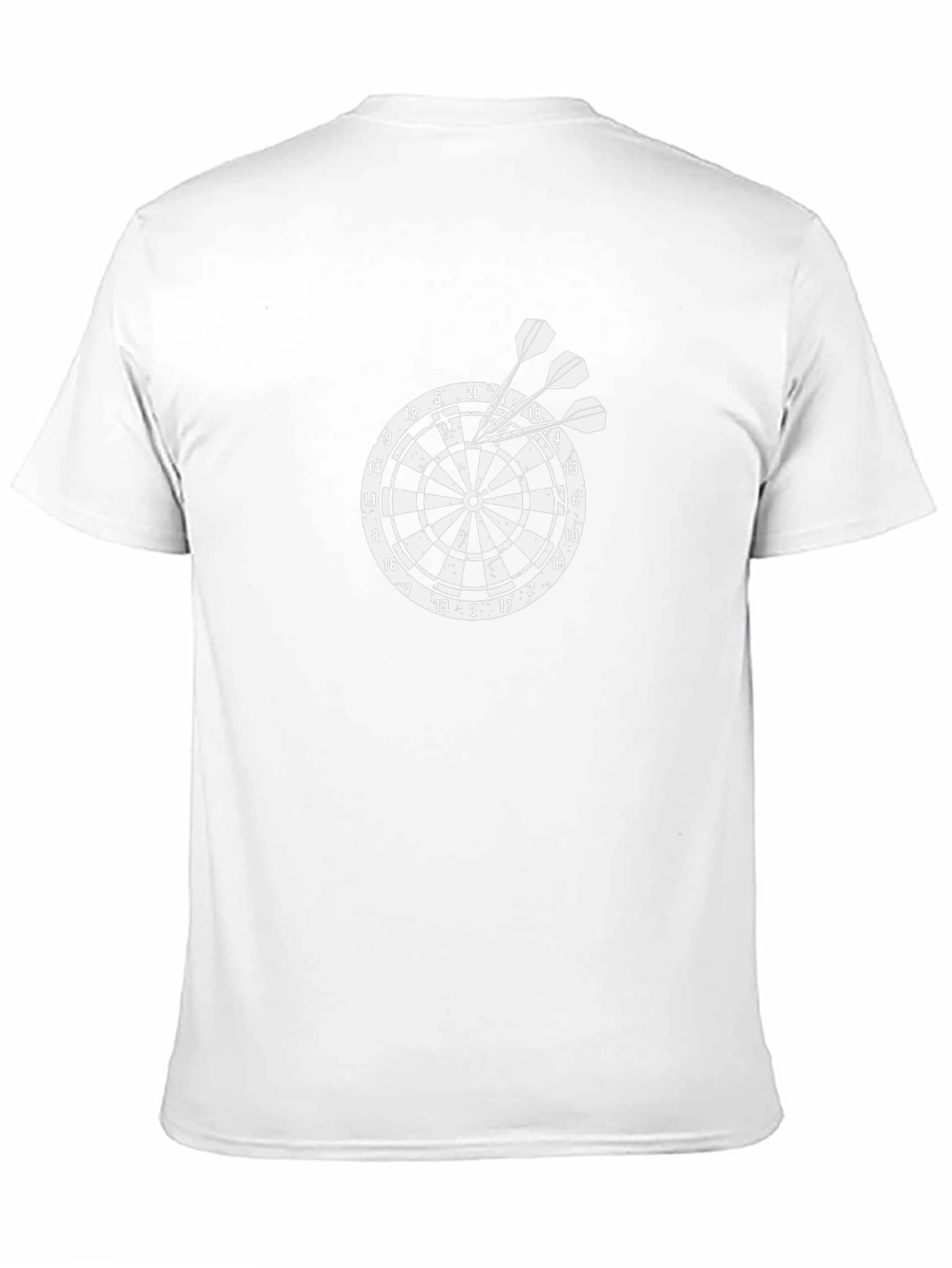 Dartboard Graphic Tee - Mens Black T-Shirt