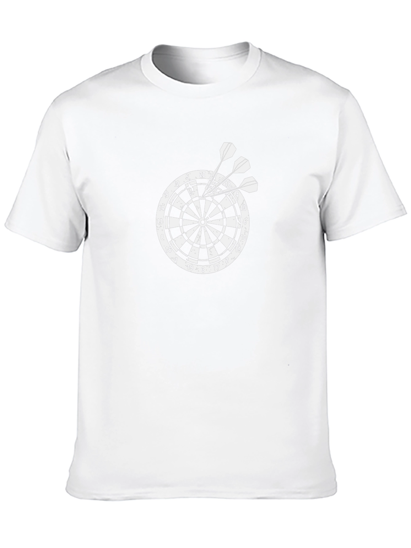 Dartboard Graphic Tee - Mens Black T-Shirt