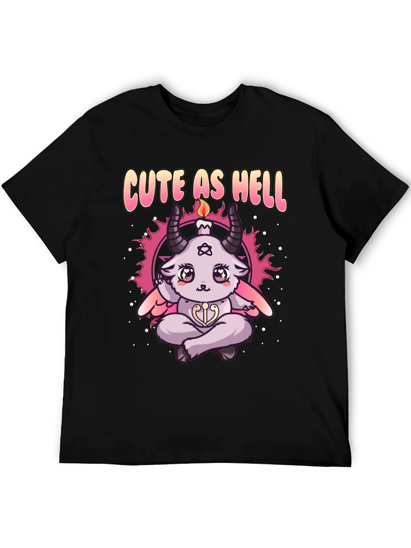 Cute as Hell Baphomet Graphic T-Shirt