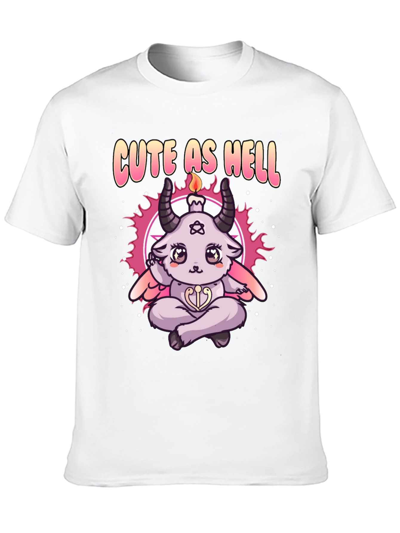 Cute as Hell Baphomet Graphic T-Shirt