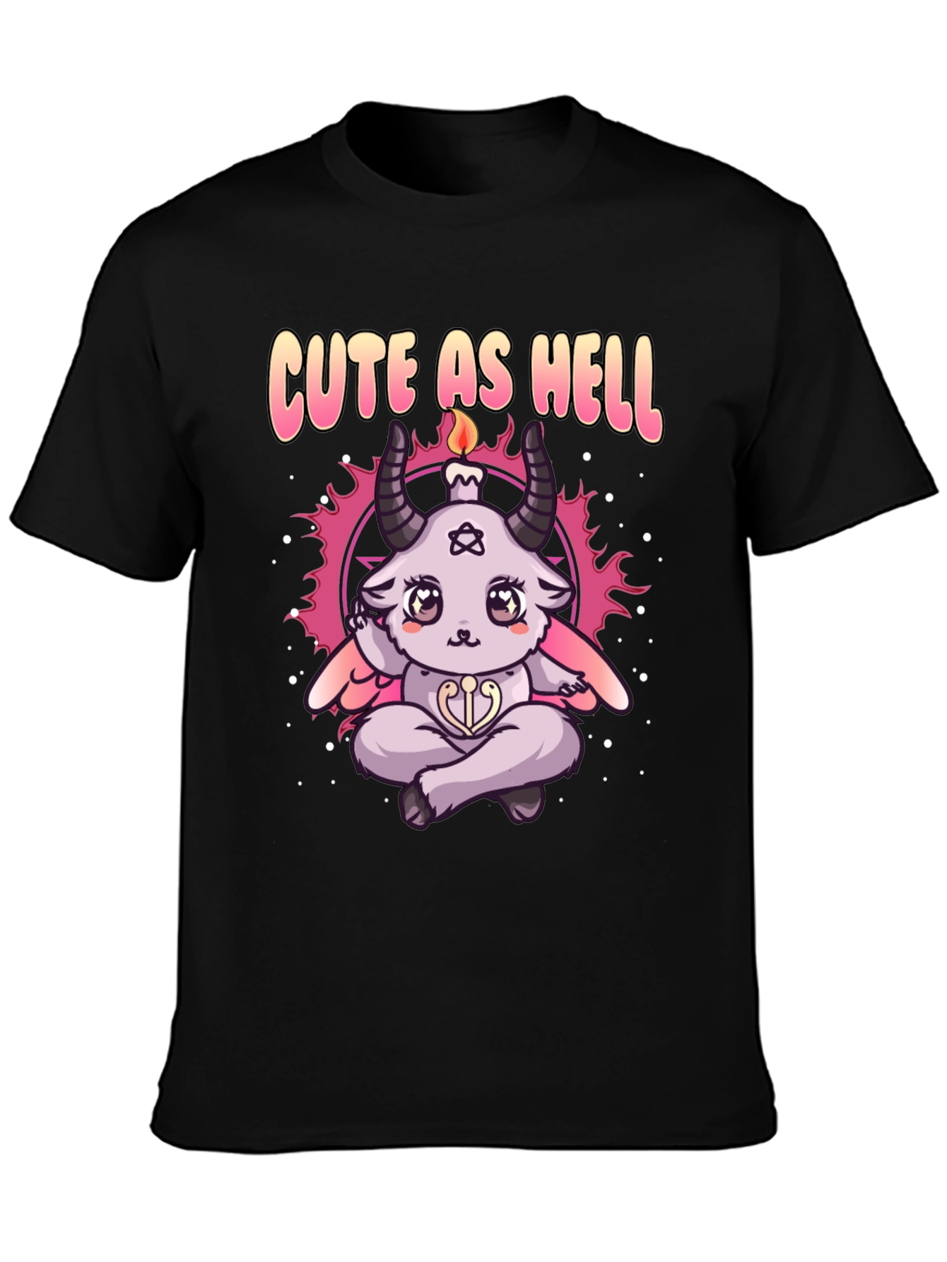 Cute as Hell Baphomet Graphic T-Shirt