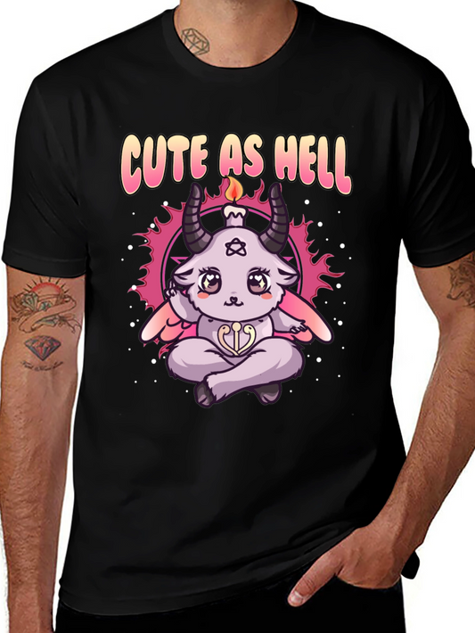 Cute as Hell Baphomet Graphic T-Shirt