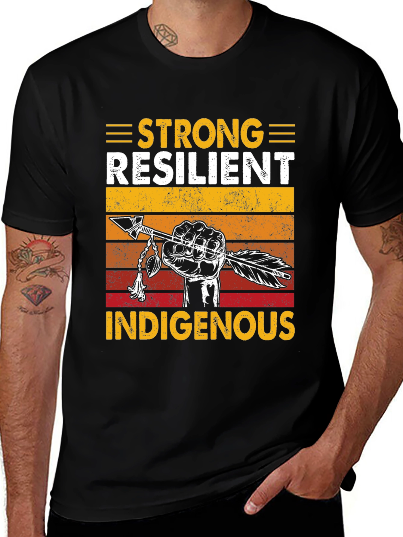 Strong Resilient Indigenous Graphic Tee