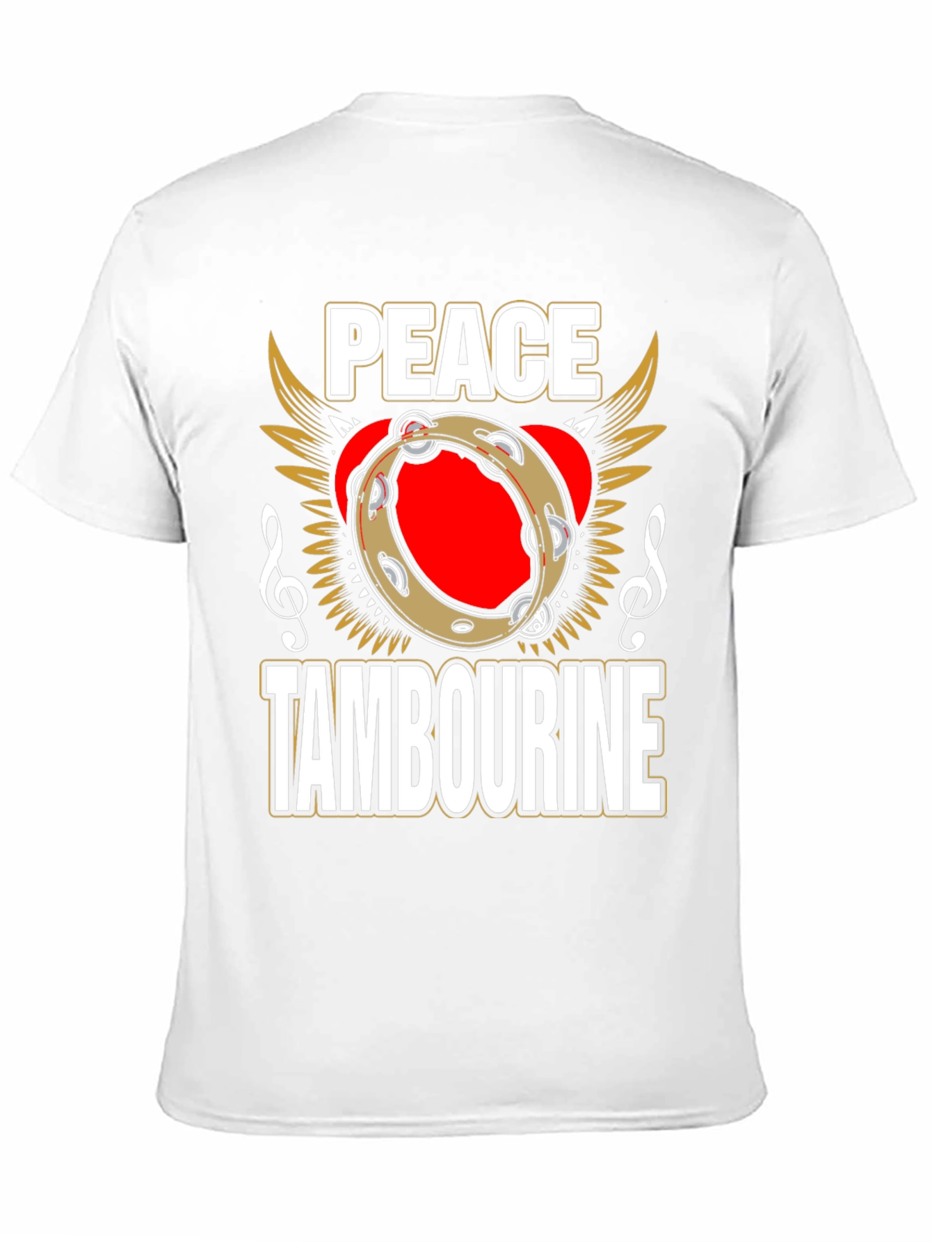 Peace Tambourine Graphic Tee