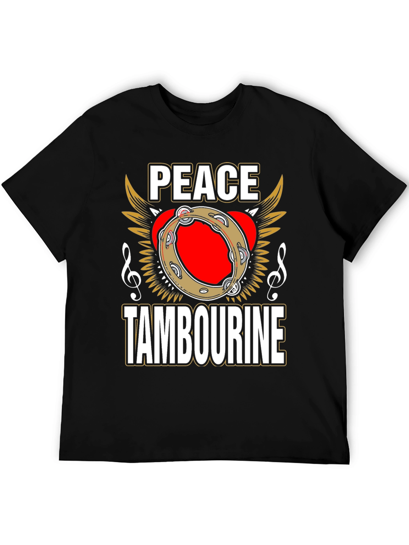 Peace Tambourine Graphic Tee