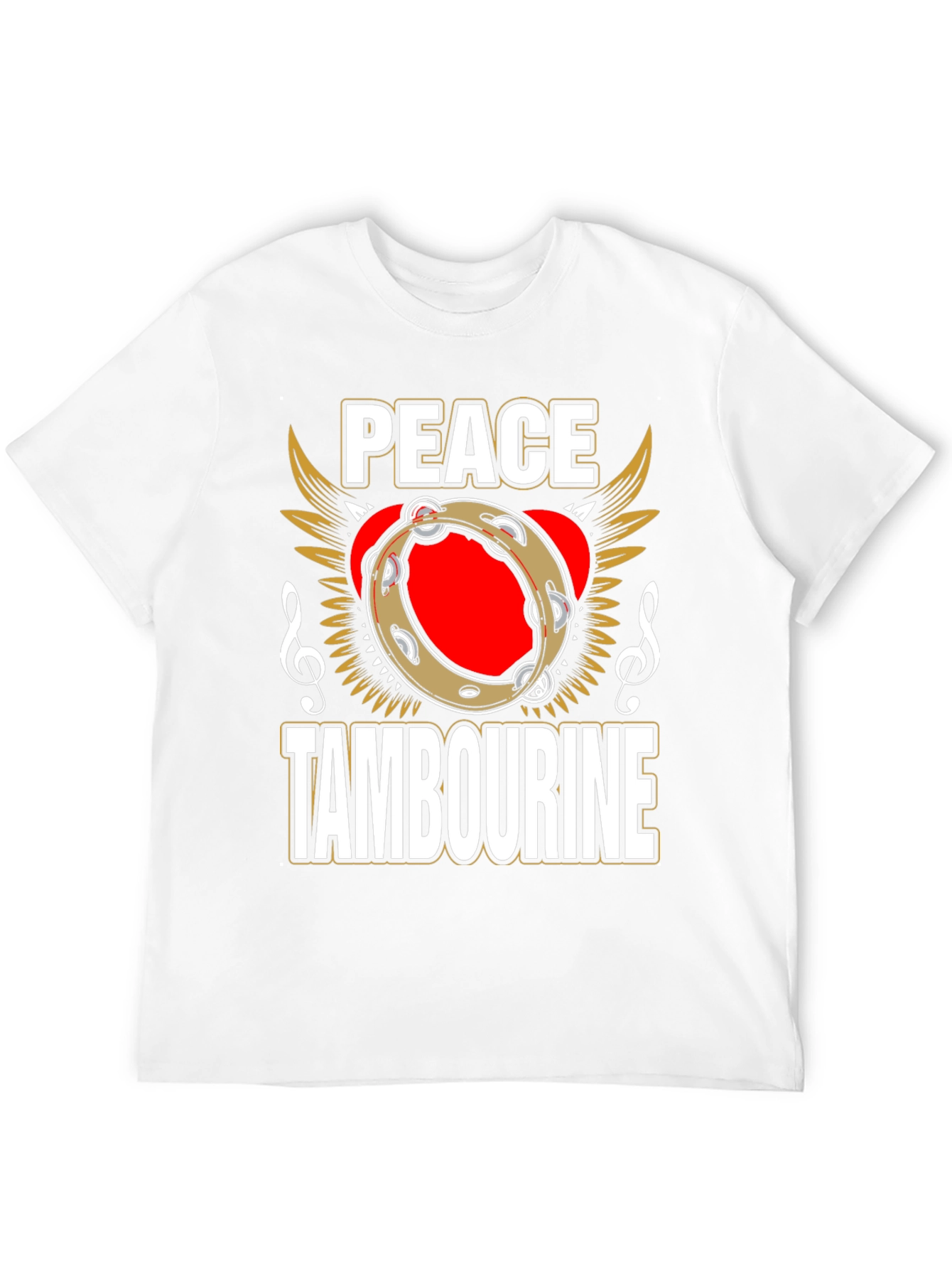 Peace Tambourine Graphic Tee