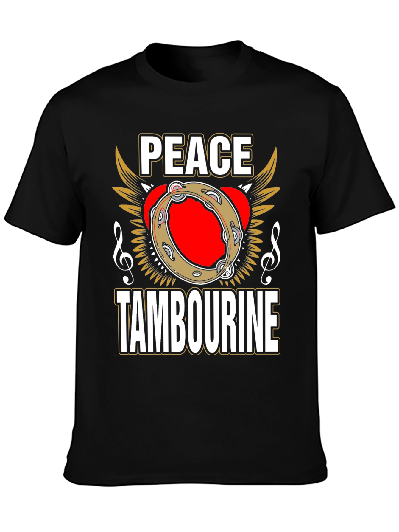 Peace Tambourine Graphic Tee