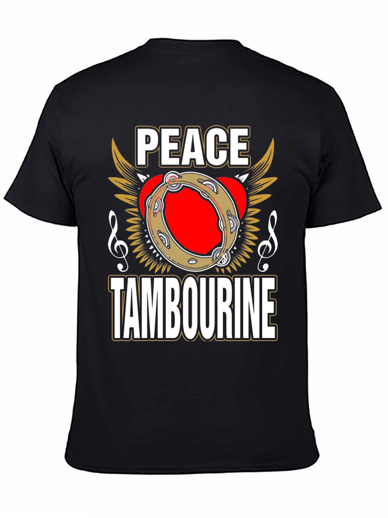 Peace Tambourine Graphic Tee