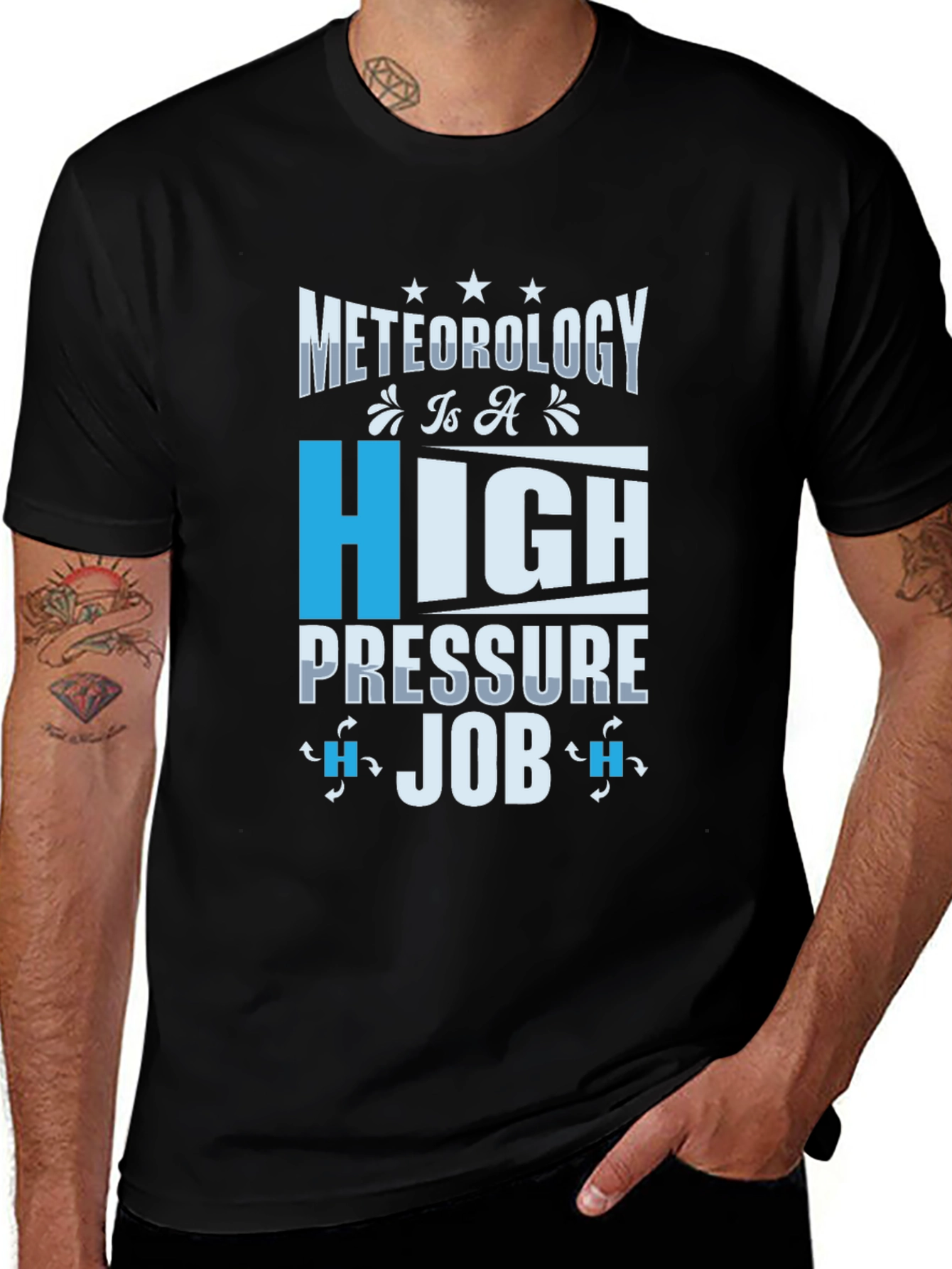 Meteorology High Pressure Job Graphic Tee