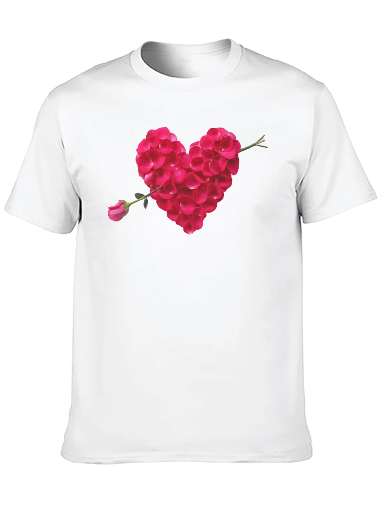Heart Rose Petal Arrow T-Shirt