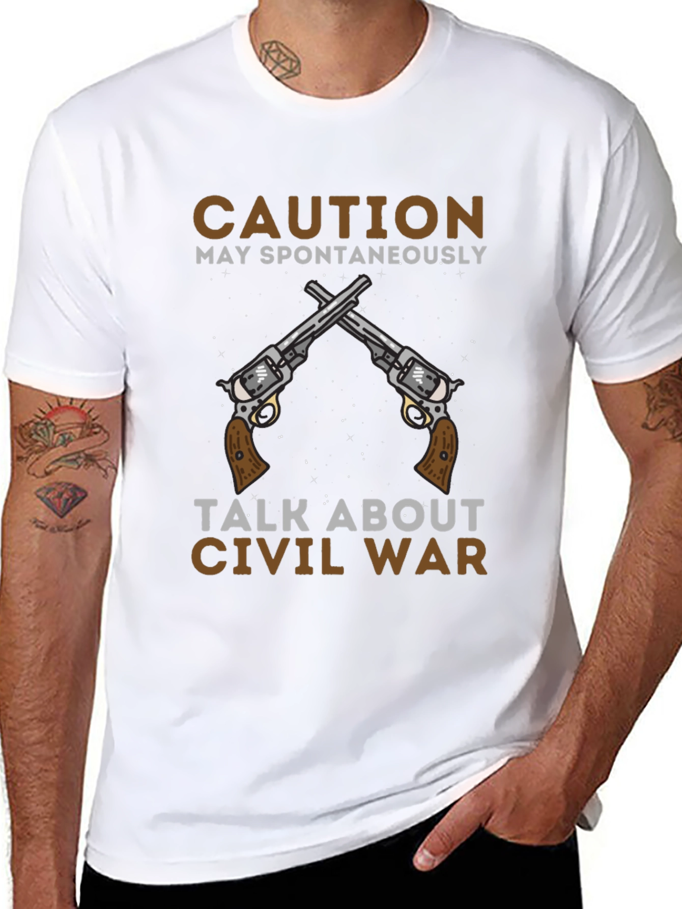 Caution Talk About Civil War T-Shirt