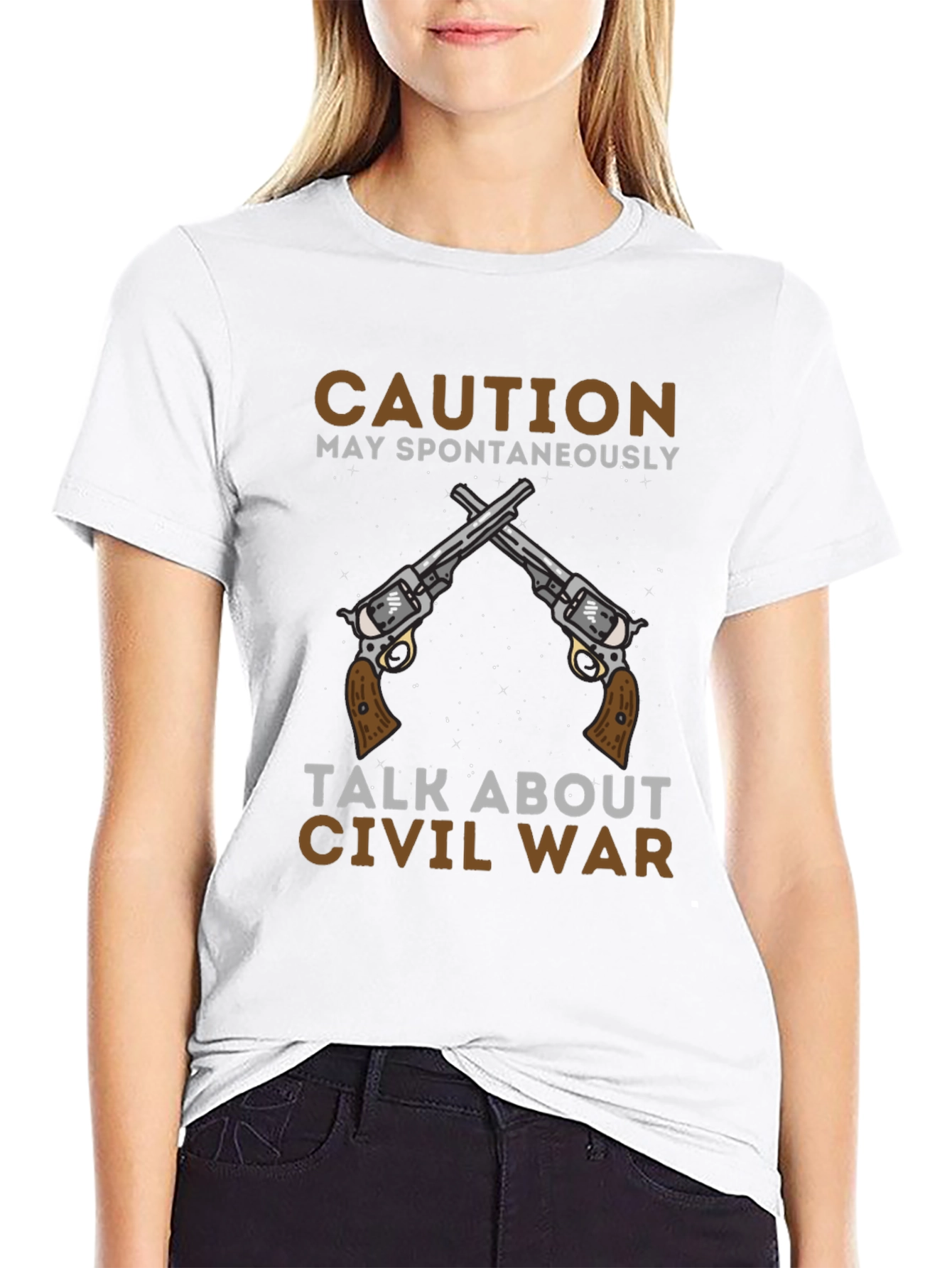 Caution Talk About Civil War T-Shirt