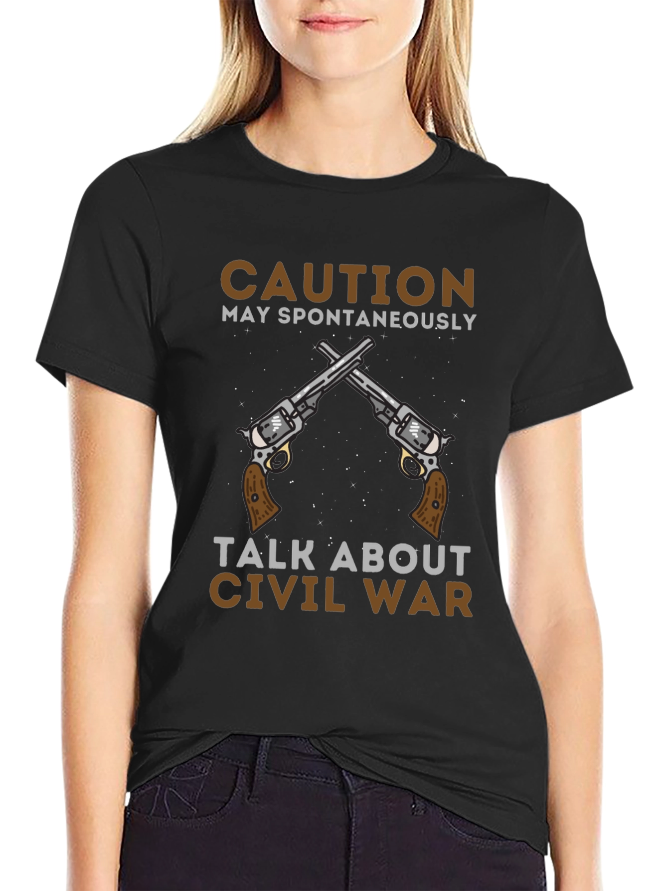Caution Talk About Civil War T-Shirt