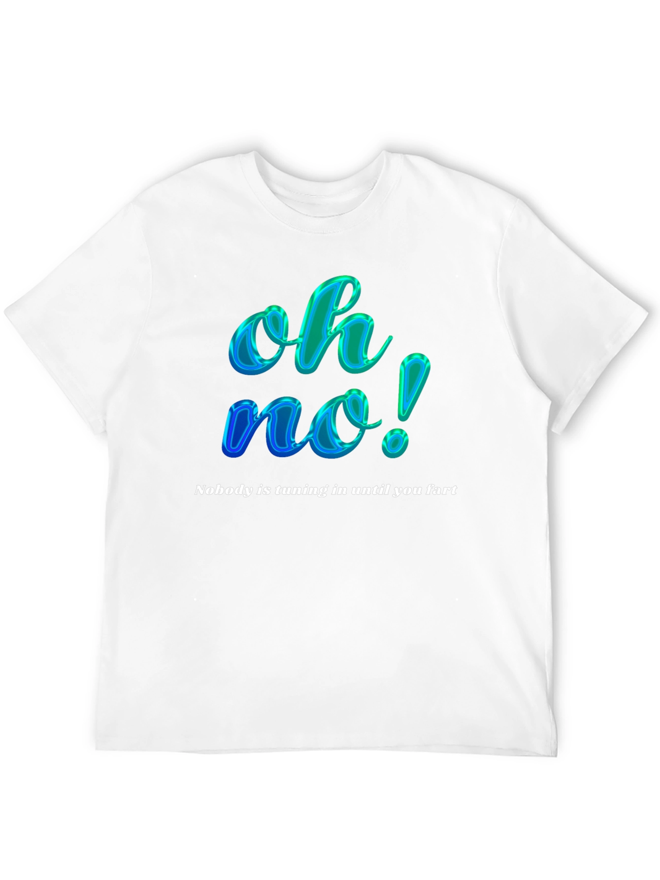 Funny Oh No! Slogan Graphic Tee