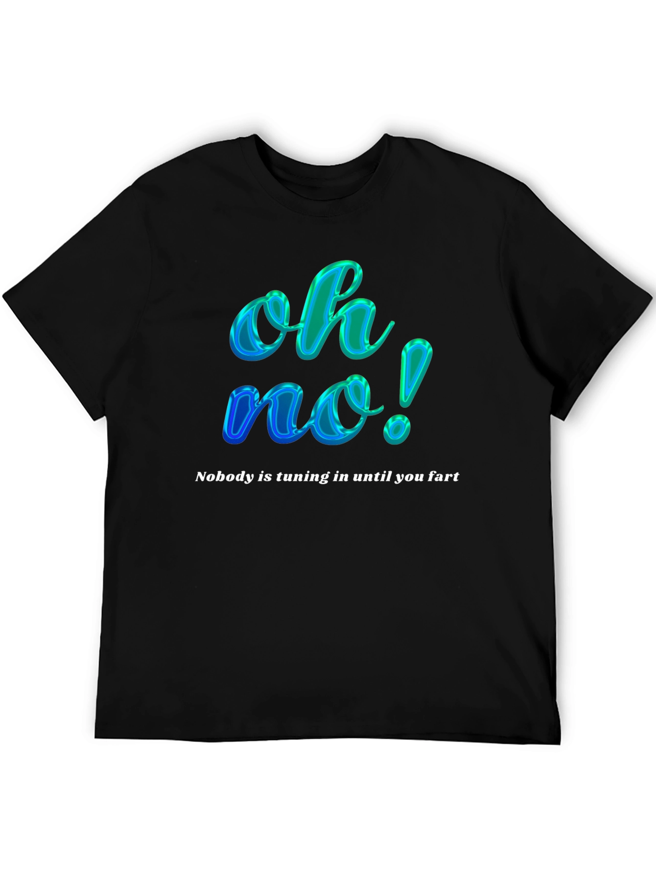 Funny Oh No! Slogan Graphic Tee