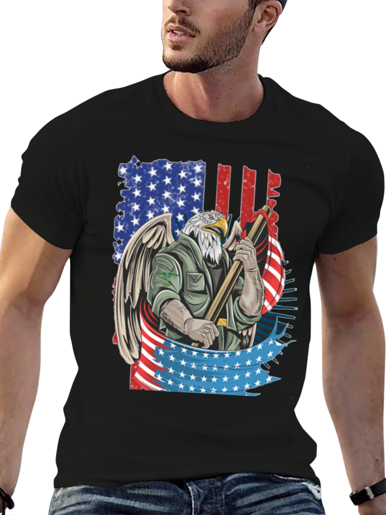 American Eagle Patriotic T-Shirt
