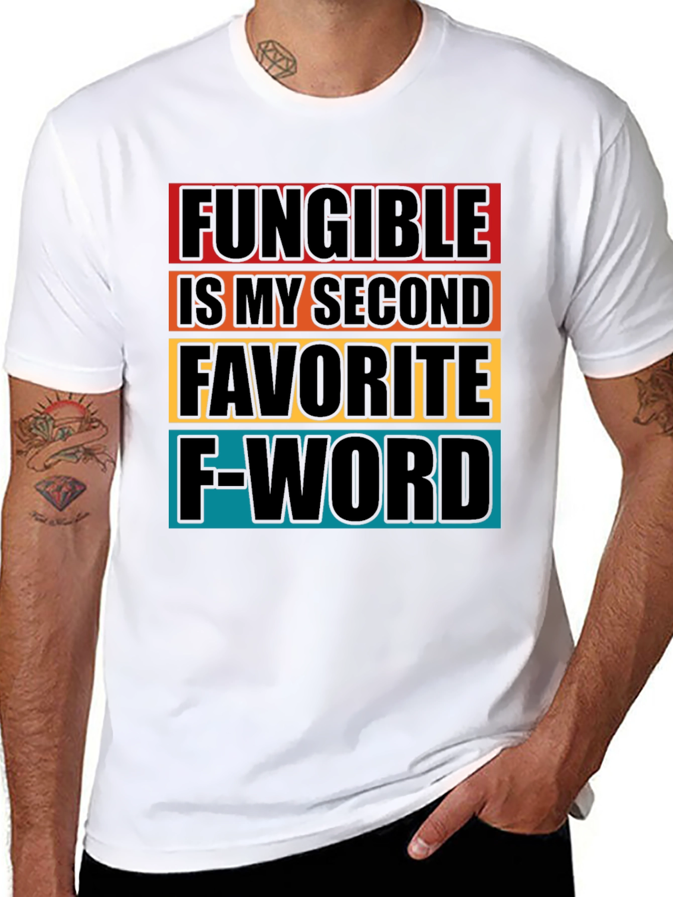 Fungible Second Favorite F-Word Graphic Tee
