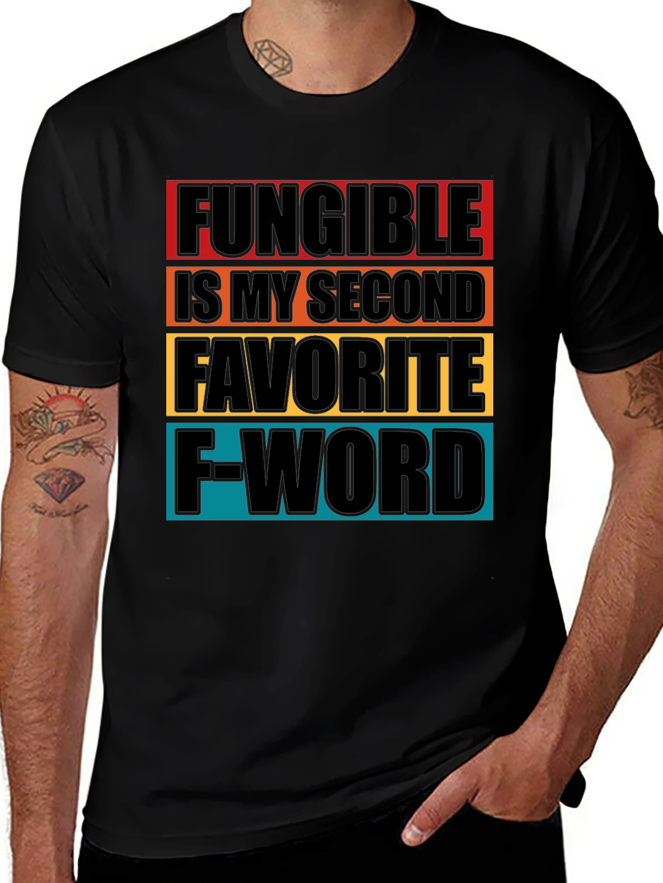 Fungible Second Favorite F-Word Graphic Tee