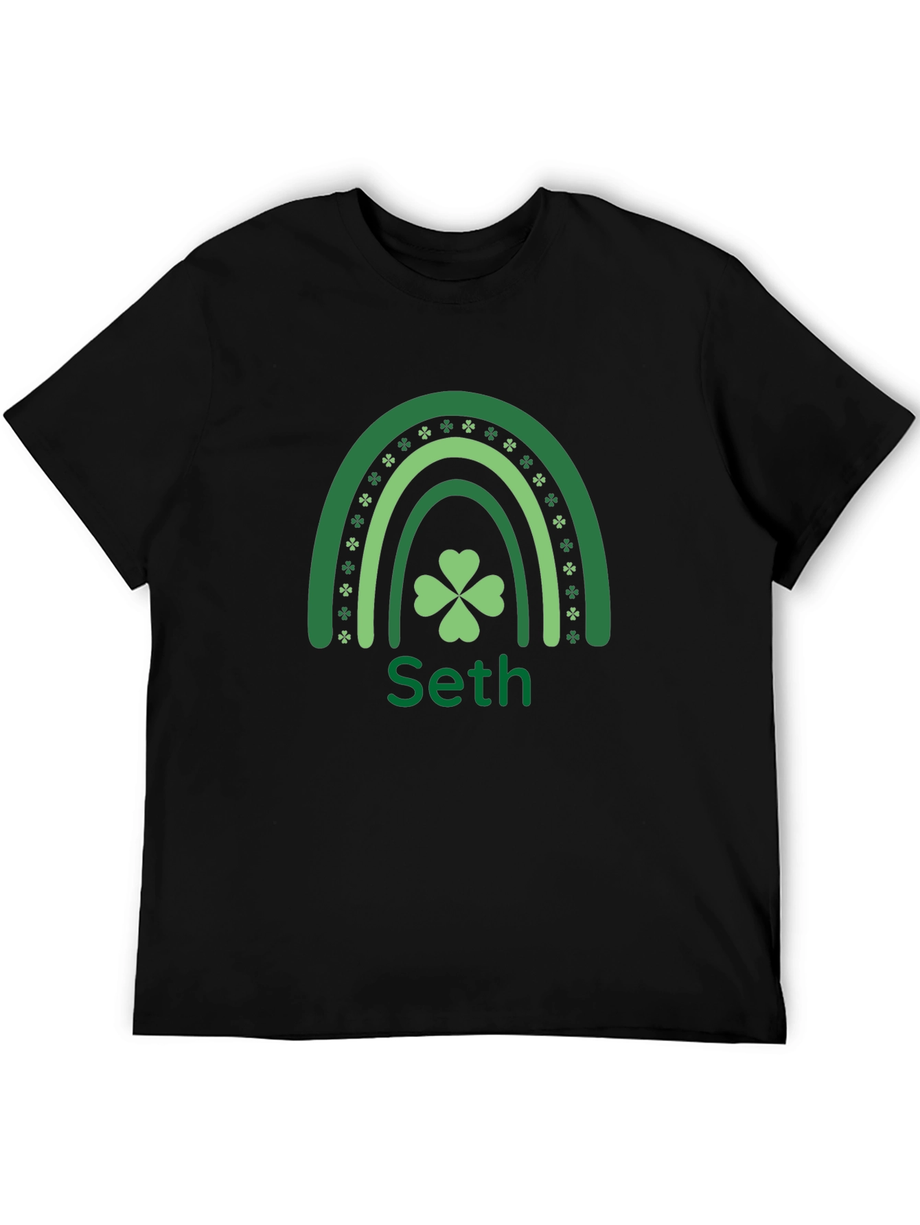 Seths St. Patricks Day Lucky Rainbow T-Shirt