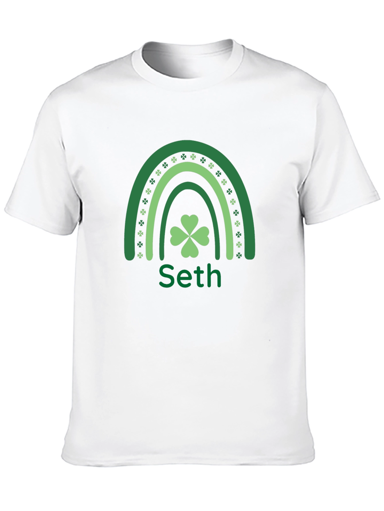 Seths St. Patricks Day Lucky Rainbow T-Shirt