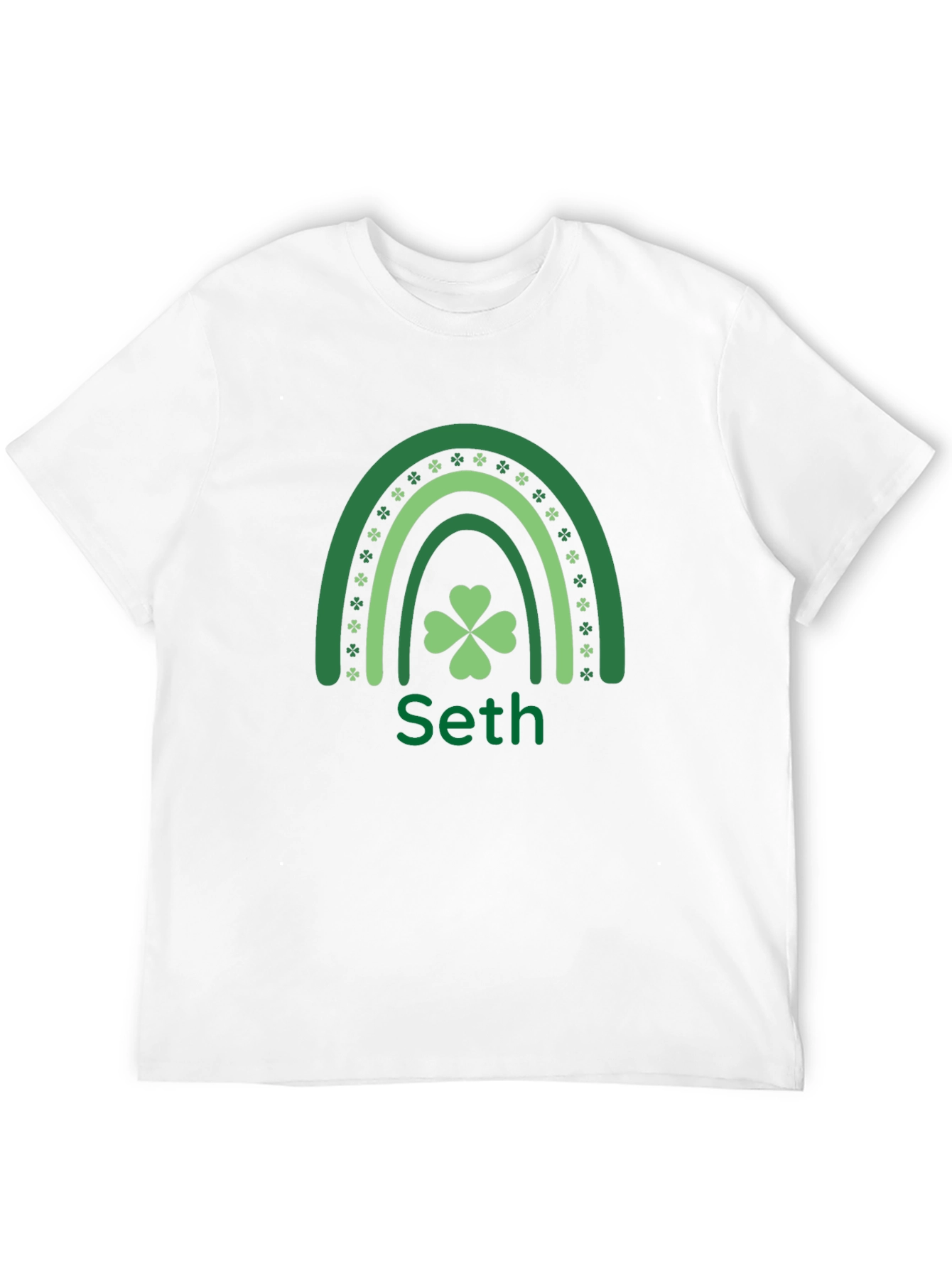 Seths St. Patricks Day Lucky Rainbow T-Shirt