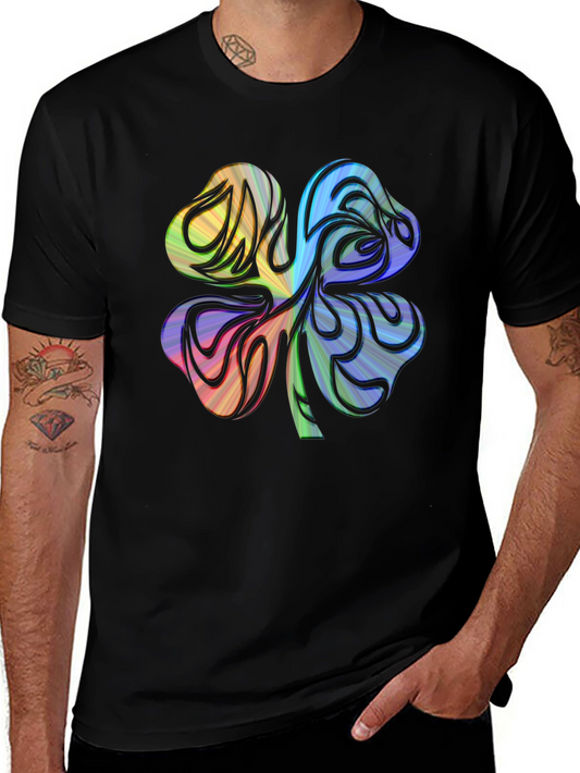 Rainbow Shamrock Graphic Tee - Unisex