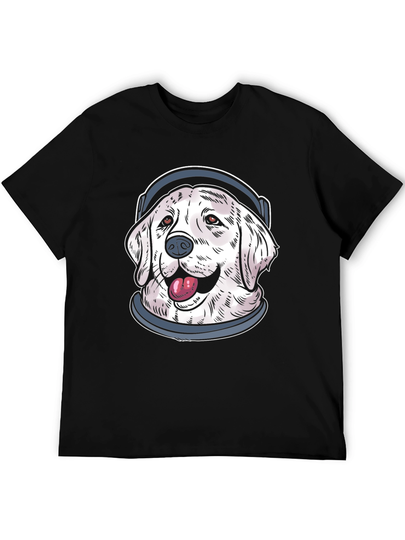 Dog Astronaut Graphic Tee - Space Pup T-Shirt