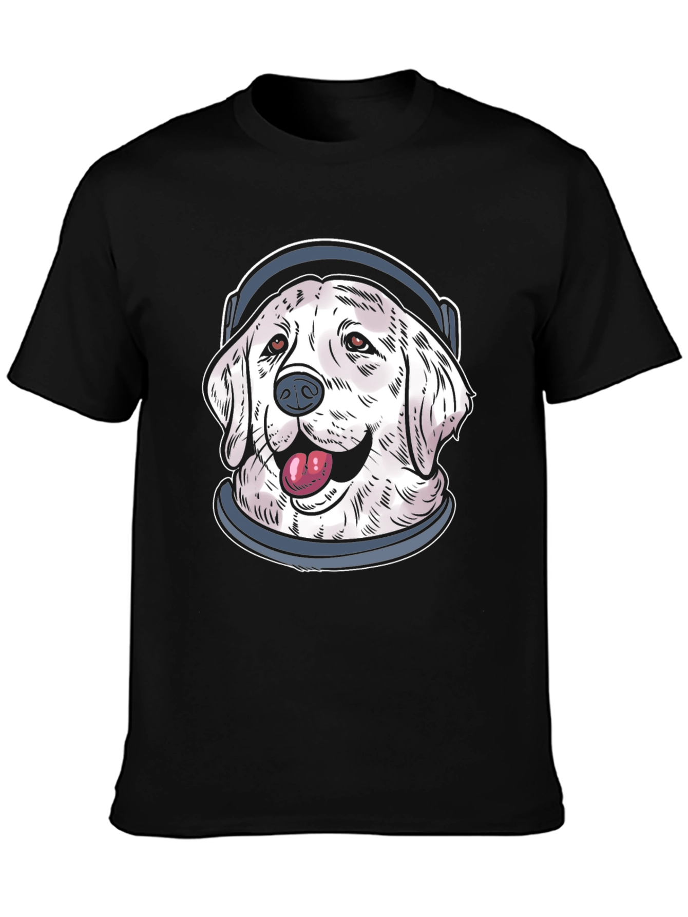 Dog Astronaut Graphic Tee - Space Pup T-Shirt