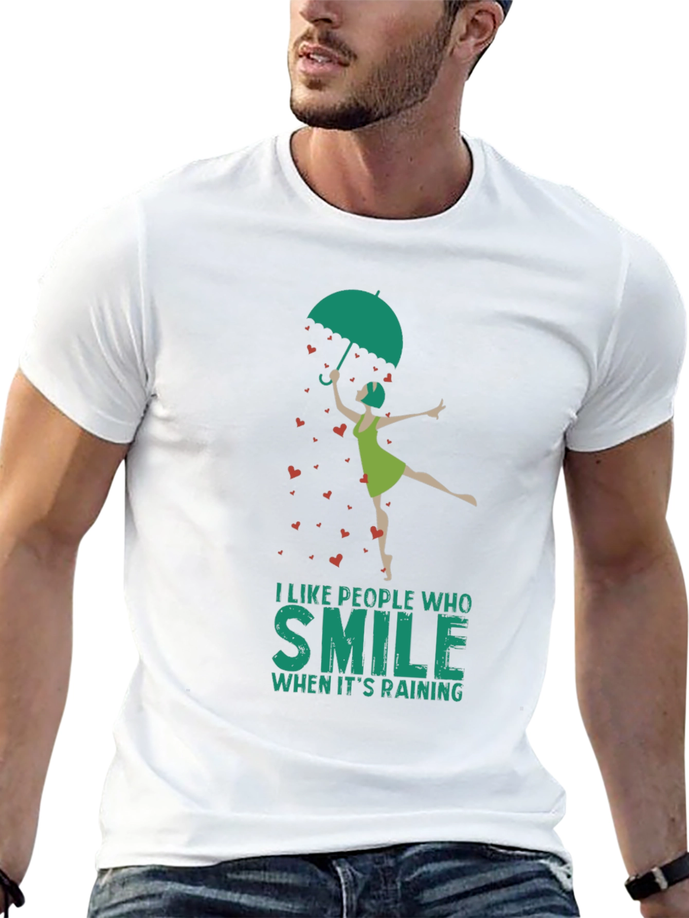 Smile in the Rain Graphic T-Shirt