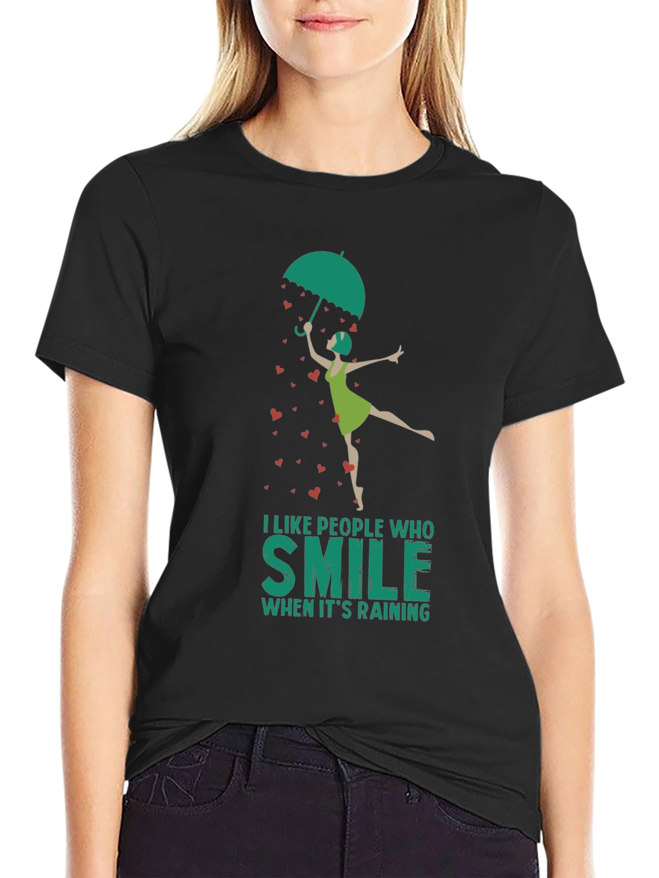 Smile in the Rain Graphic T-Shirt