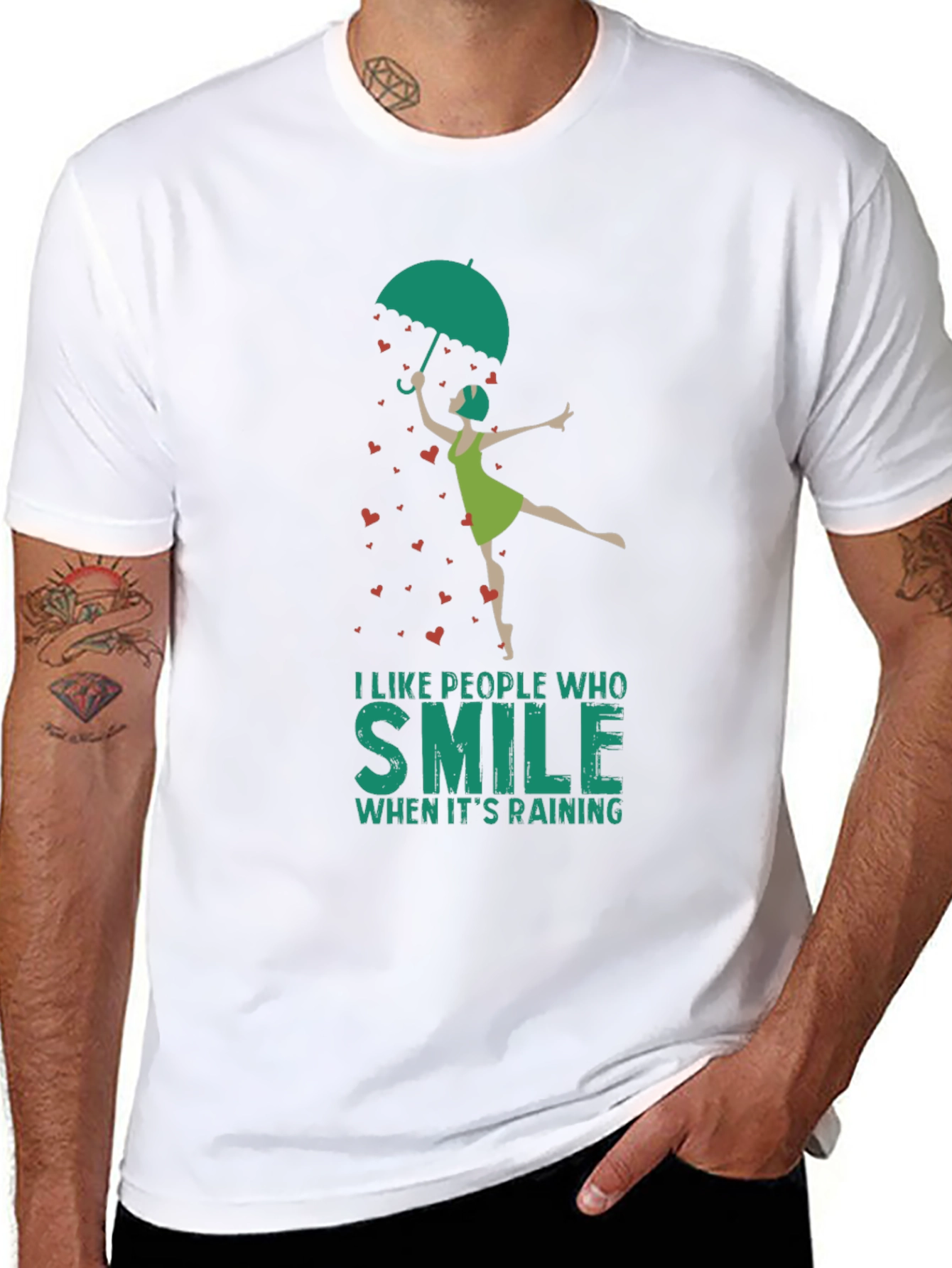 Smile in the Rain Graphic T-Shirt