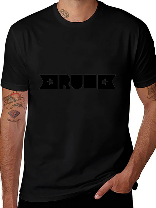 Mens Black RULE Graphic Tee