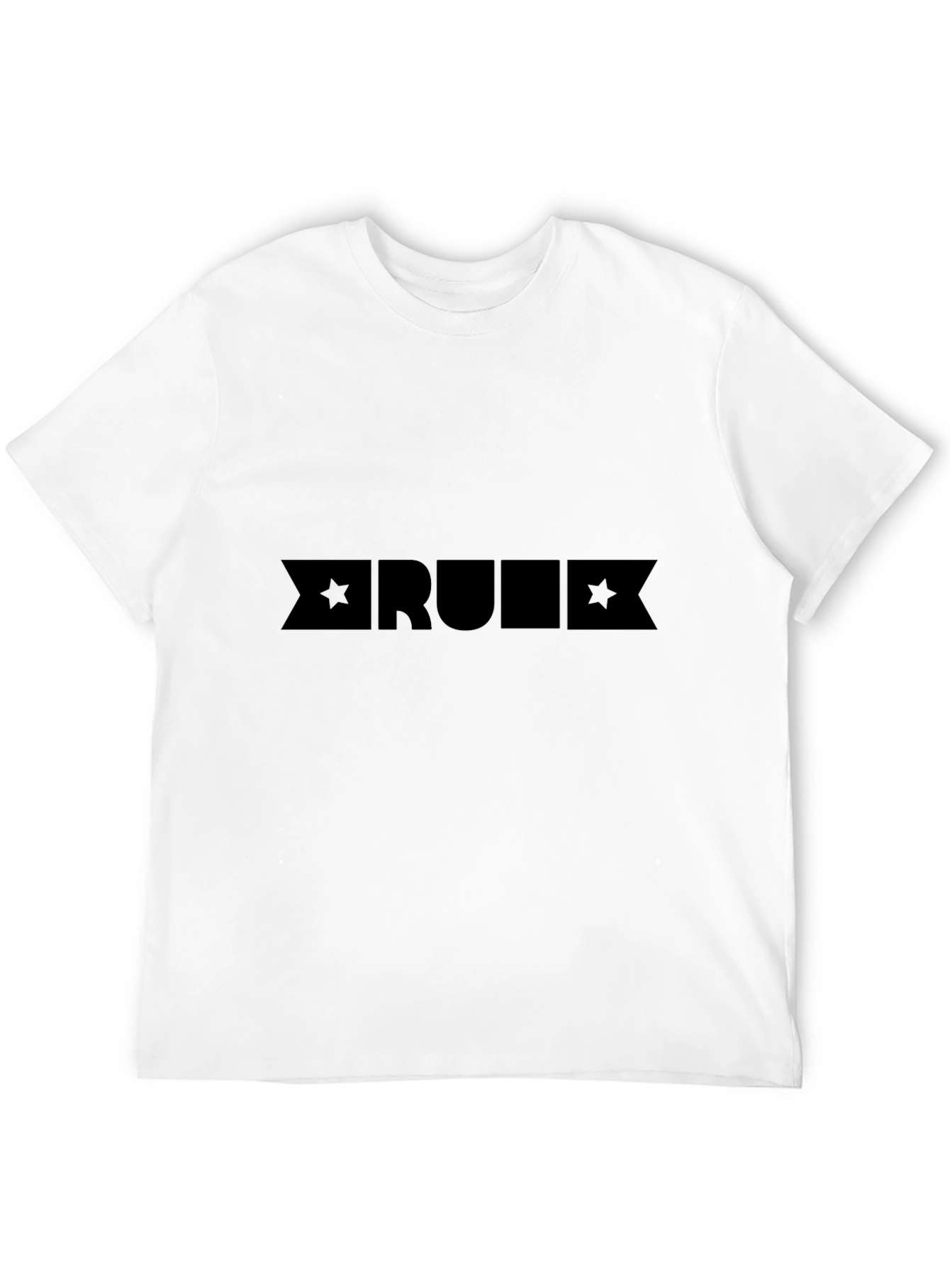 Mens Black RULE Graphic Tee