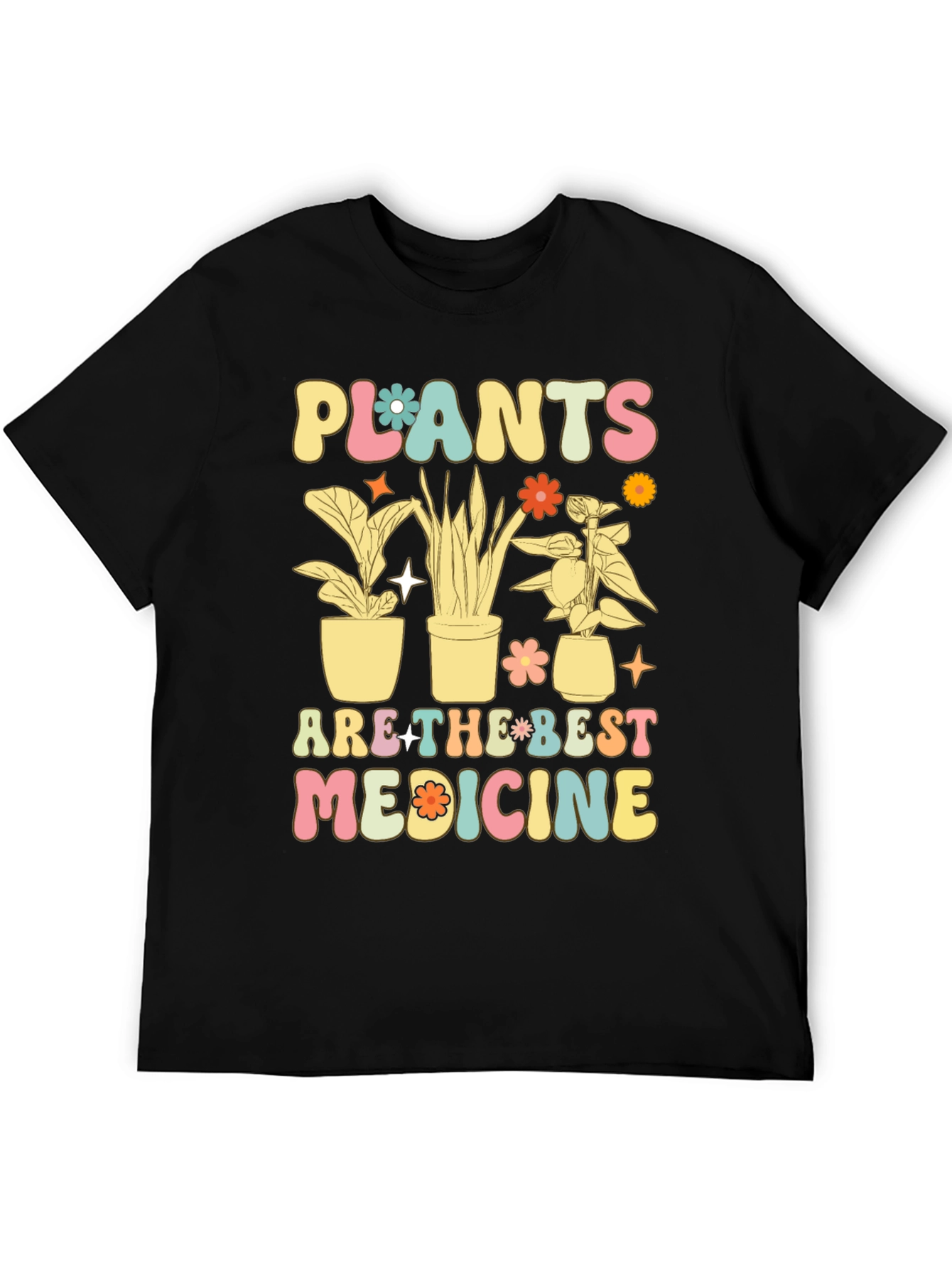 Plants are the Best Medicine Graphic T-Shirt