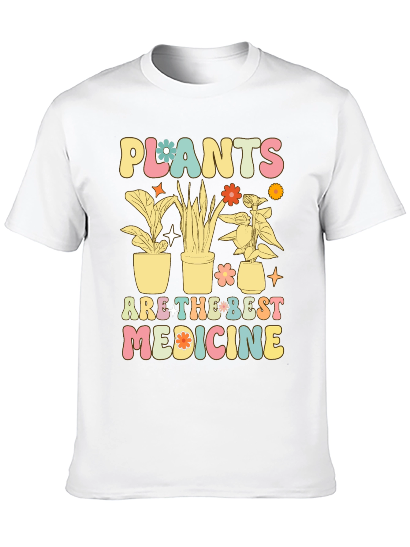 Plants are the Best Medicine Graphic T-Shirt
