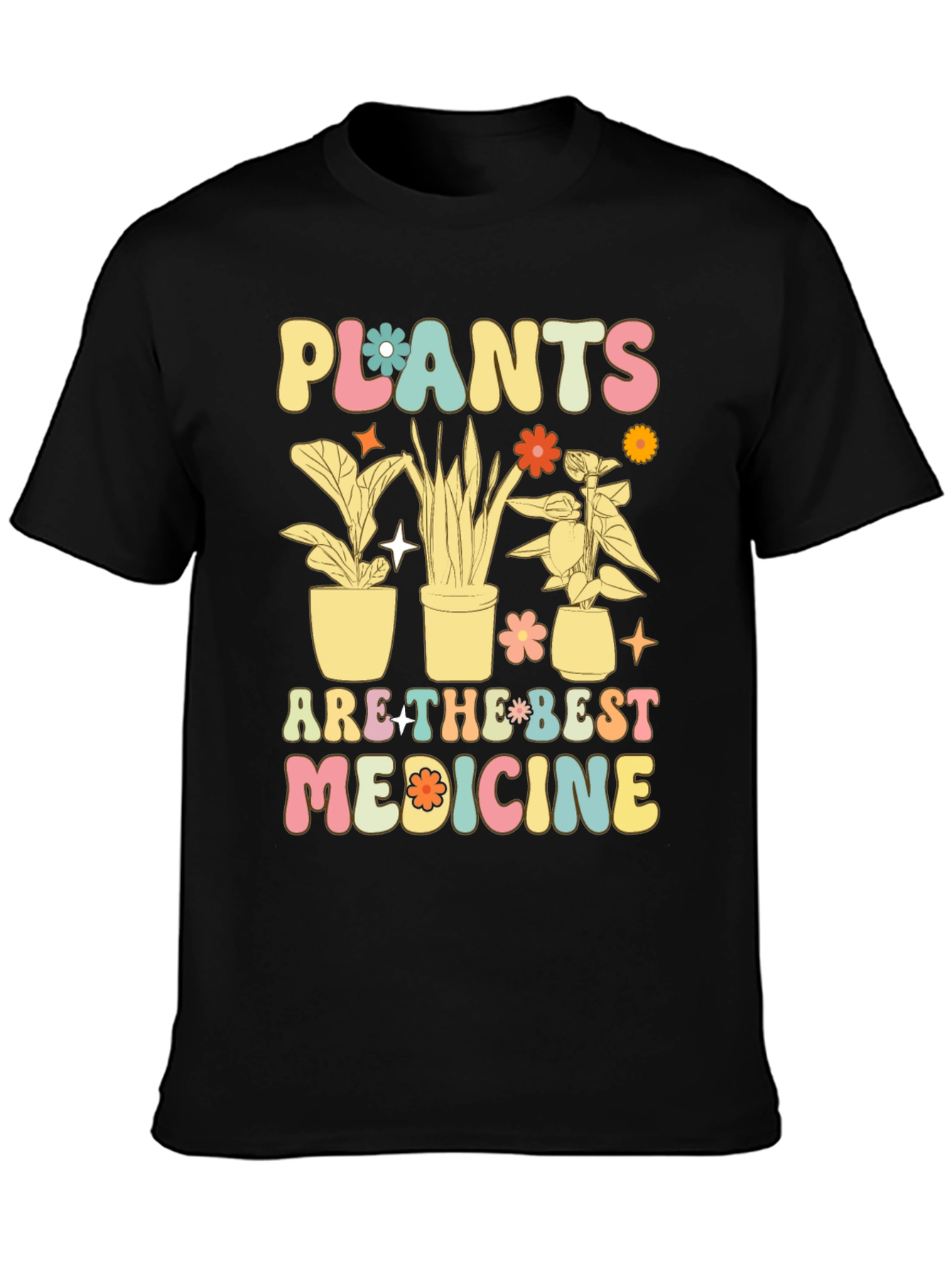 Plants are the Best Medicine Graphic T-Shirt
