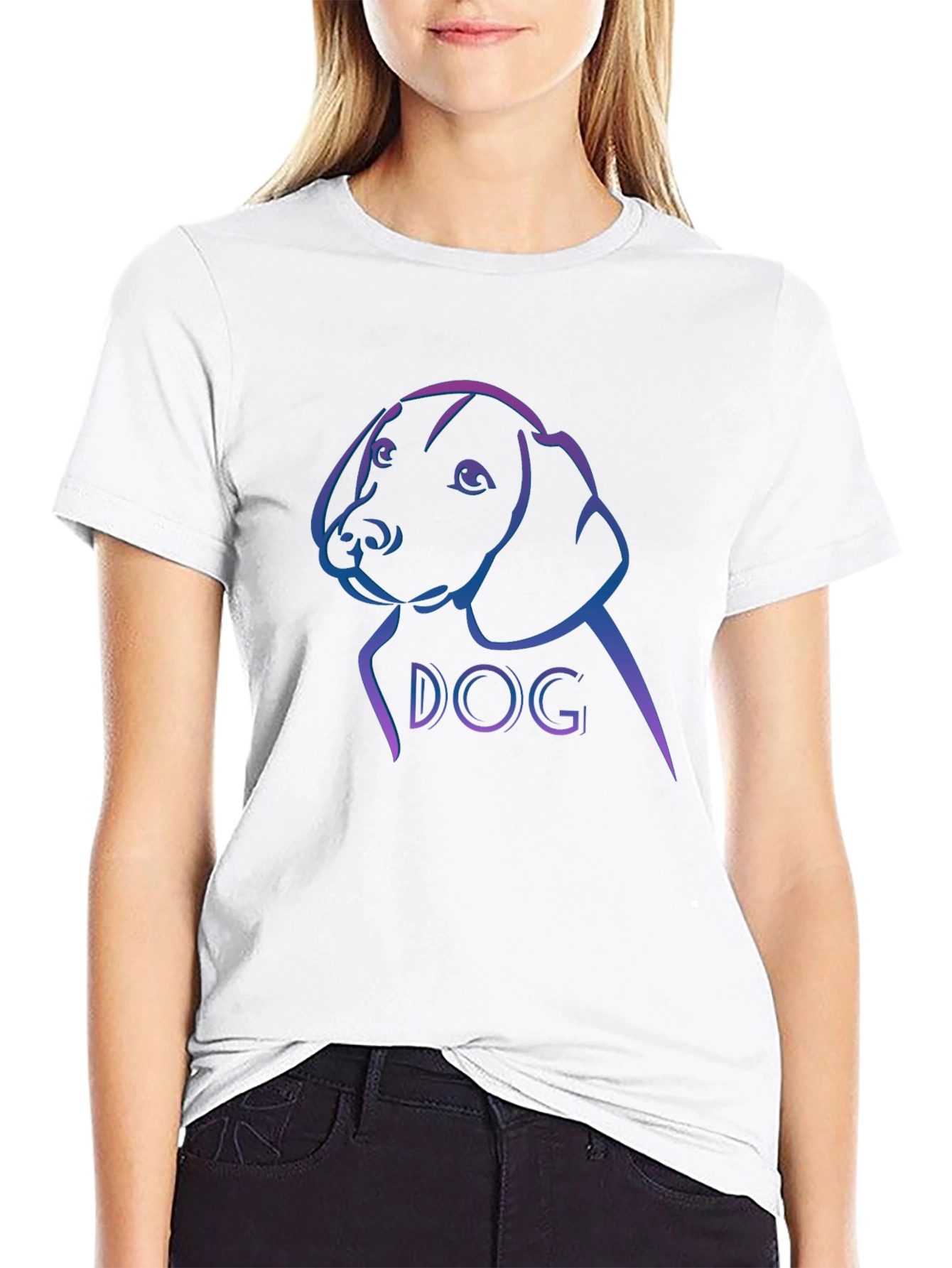 Dog Graphic Tee - Stylish & Comfortable