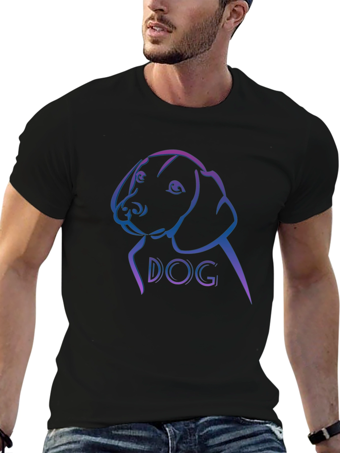 Dog Graphic Tee - Stylish & Comfortable