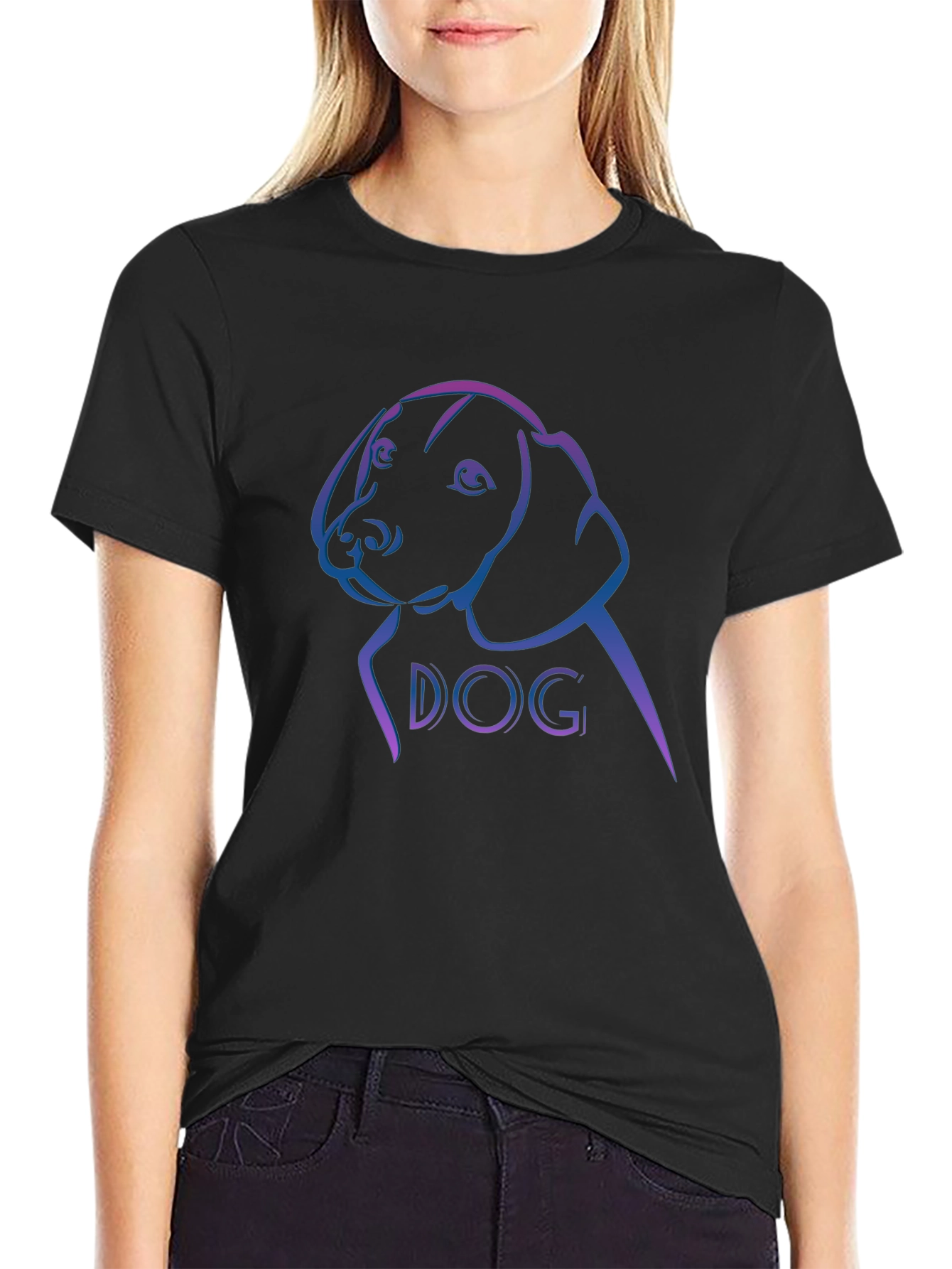 Dog Graphic Tee - Stylish & Comfortable