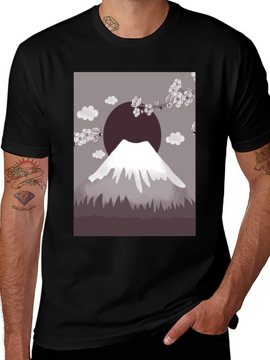 Mount Fuji Graphic Tee - Stylish & Comfortable