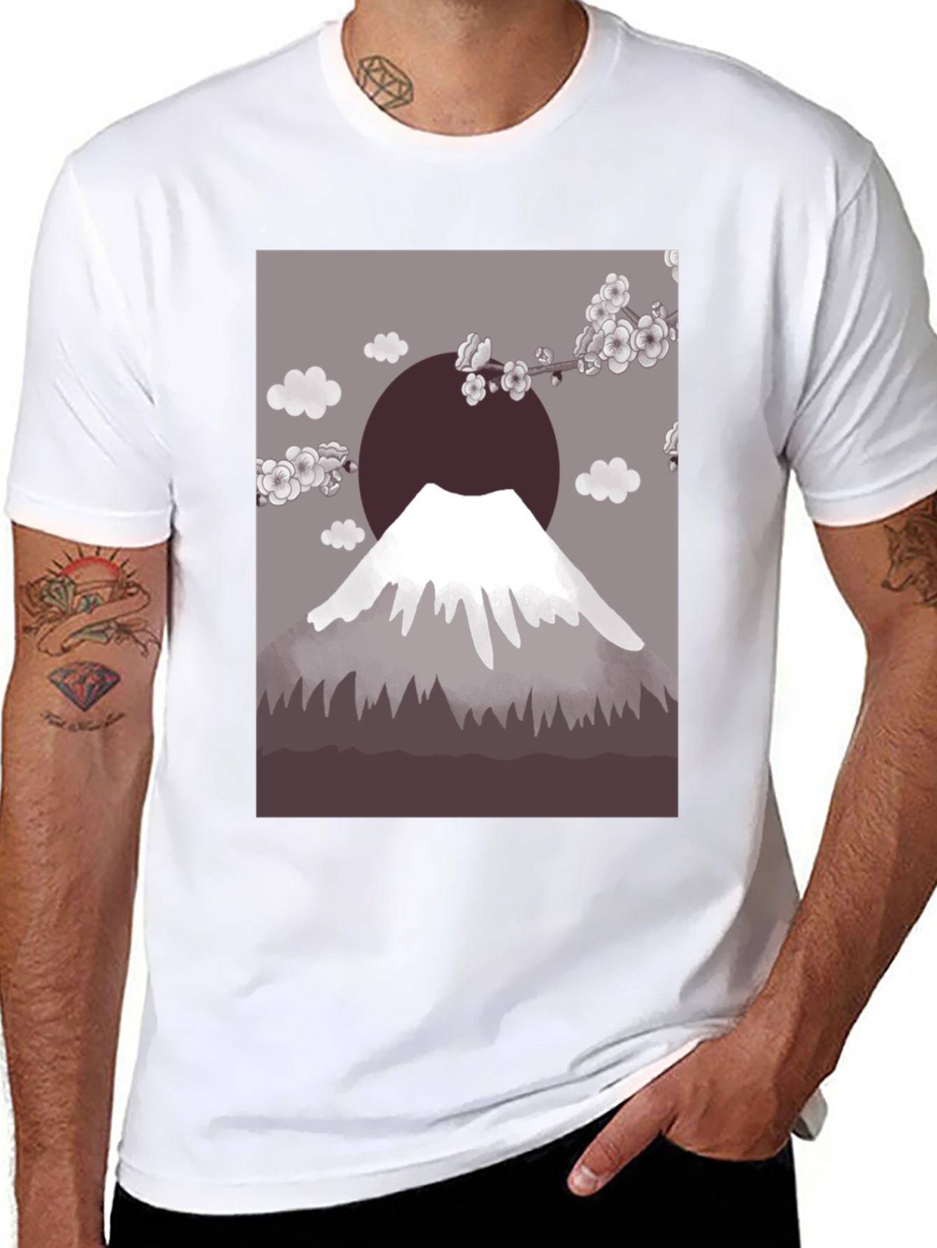 Mount Fuji Graphic Tee - Stylish & Comfortable