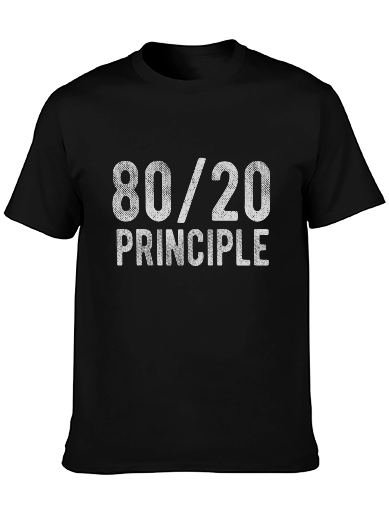 80/20 Principle Graphic Tee - Pareto Law T-Shirt