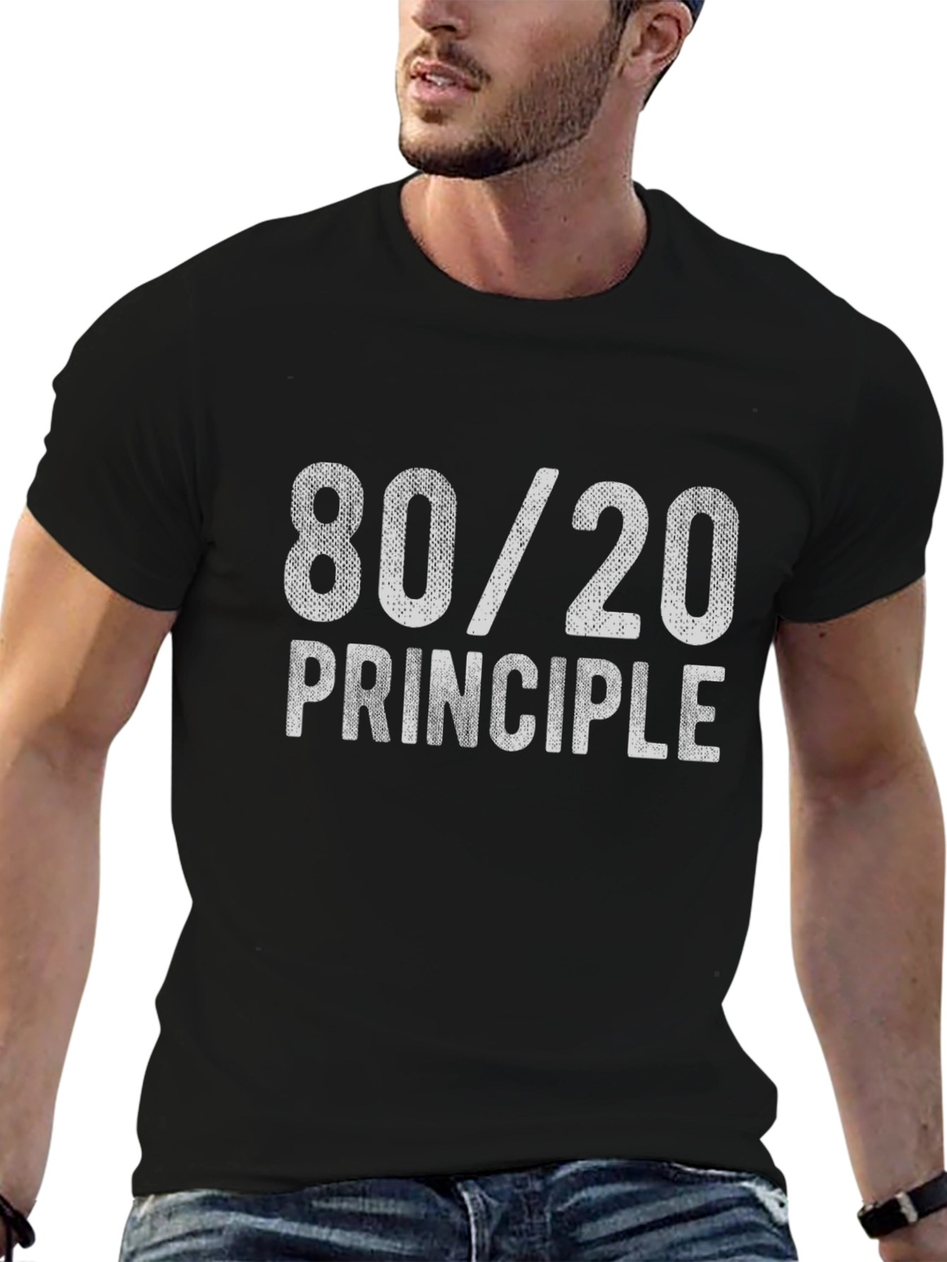 80/20 Principle Graphic Tee - Pareto Law T-Shirt
