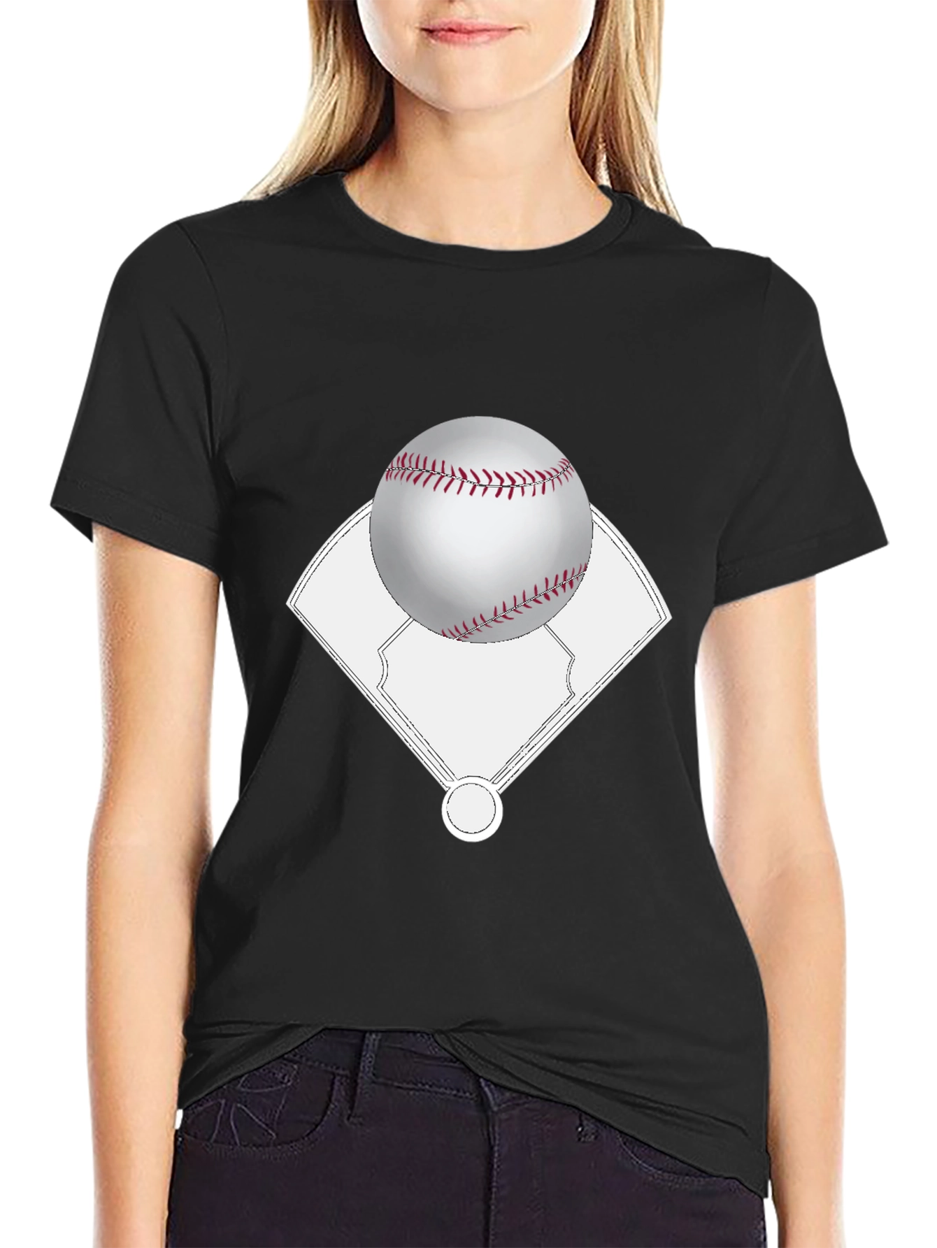 Baseball T-Shirt - Pitchers Mound Design